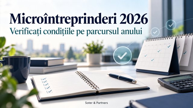 Microîntreprinderi în 2026 — verificați condițiile pe parcursul anului